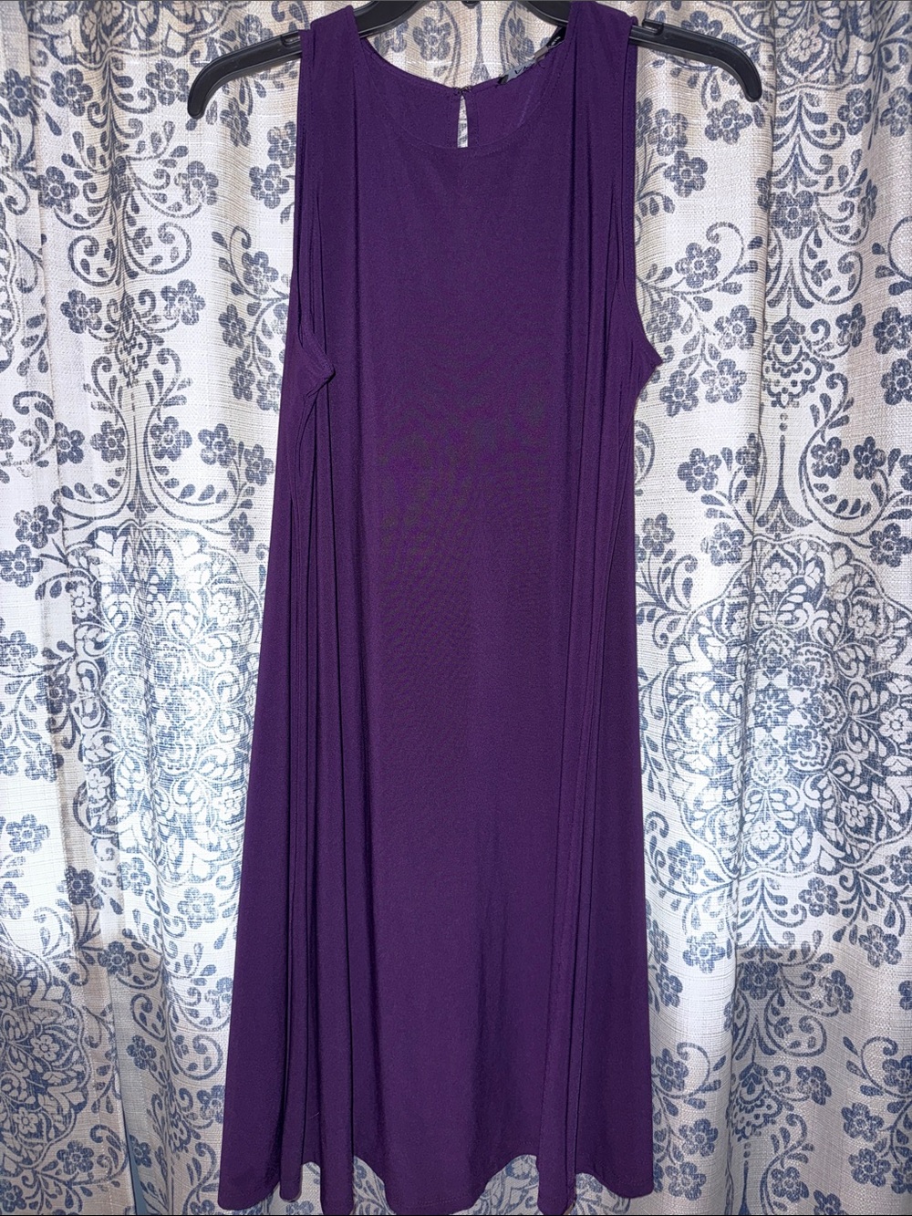 Anne Klein Deep Purple Sleeveless dress